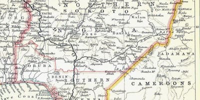 نقشہ کی عمر میں نائجیریا