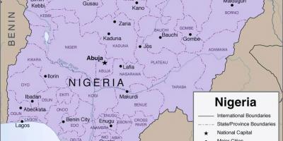 نقشہ کے تفصیلی نائیجیریا